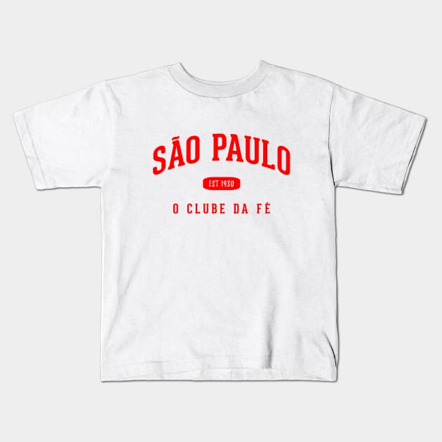 Sao Paulo Kids T-Shirt by CulturedVisuals